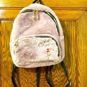 A cute pink fluffy bag